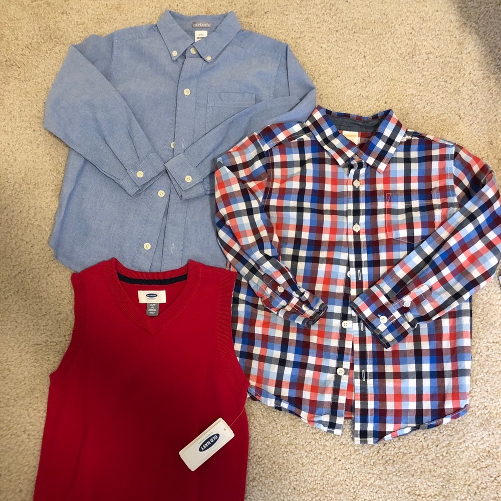 Boys lot fall/winter 3 pieces EUC SIZE 5 Gymboree